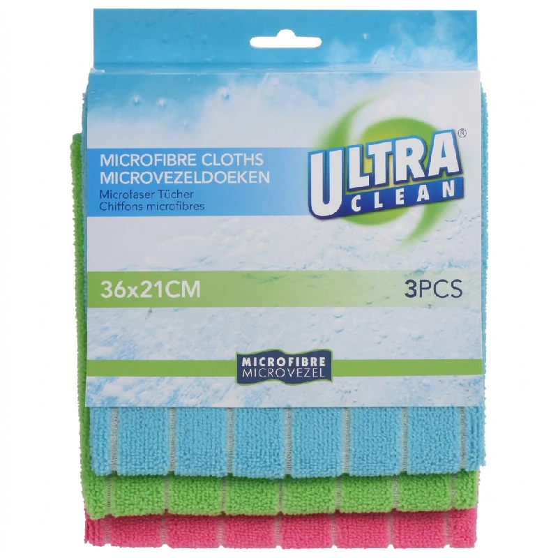 Mikrofasertücher 3er-Set WK1700090 by Koop color Svart