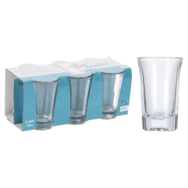 Shotgläser 40 ml 6er-Set YE6000060 by Koop color Svart