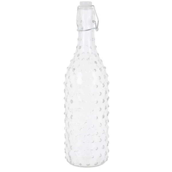 Glasflasche mit Bügelverschluss 1000ml CD1001690 by Koop color Helder