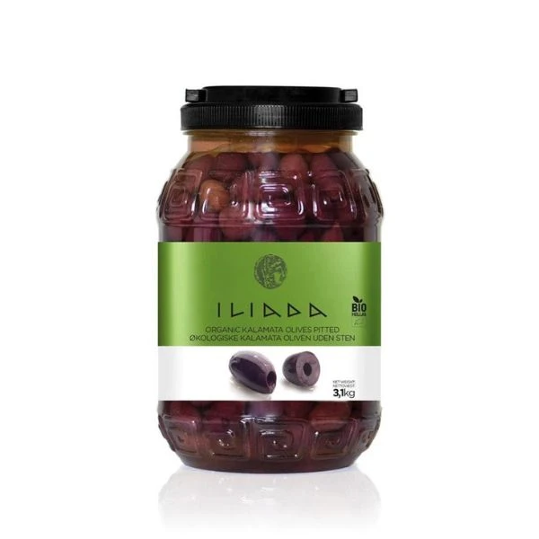 Kalamata Oliven ohne Stein Bio Eimer (3,1 KG) 311475 by Iliada color Svart