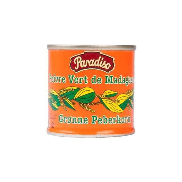 Grüne Pfefferkörner Madagaskar Glas (100 g) 26282 by PARADISO color Svart