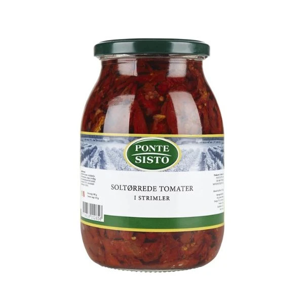 Getrocknete Tomaten in Öl in Streifen 980 g 230444 by Ponte Sisto color Svart