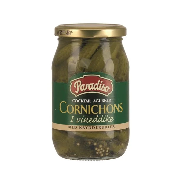 Cornichons im Glas (330 g) 26284 by PARADISO color Svart