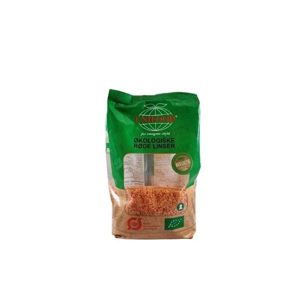Bio Rote Spaltlinsen 500 g 334990 by UNIFOOD color Svart