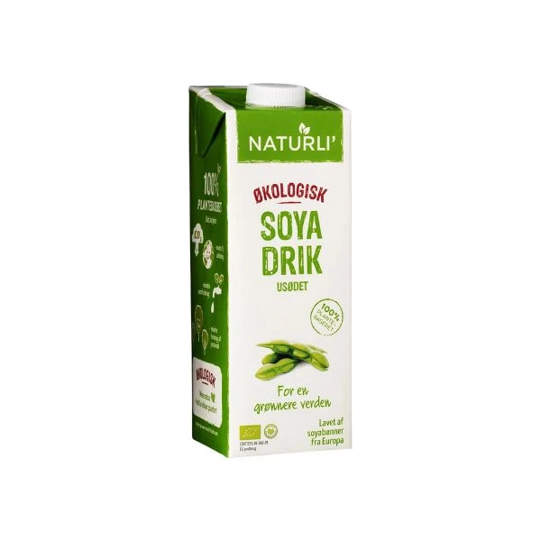 Naturli ungesüßter Sojadrink Bio 1 LTR 315368 by Naturli' color Svart