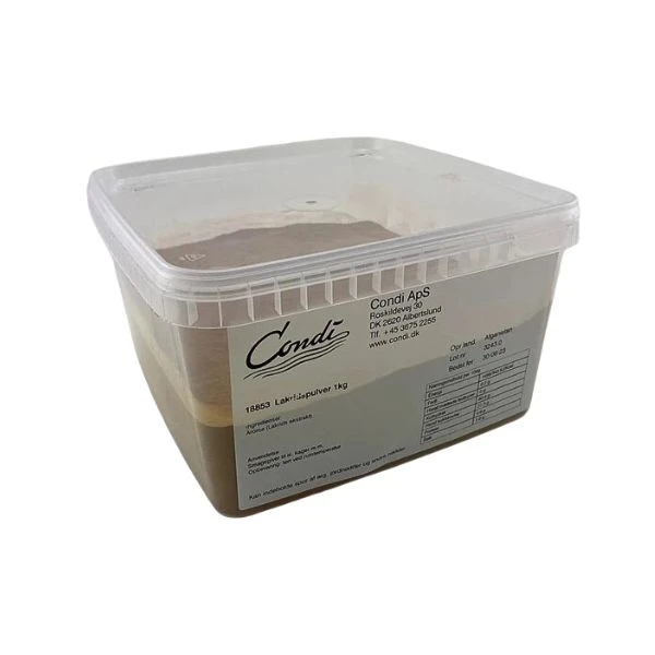 Lakritzpulver PS (1 KG) 80298 by Condi color Svart