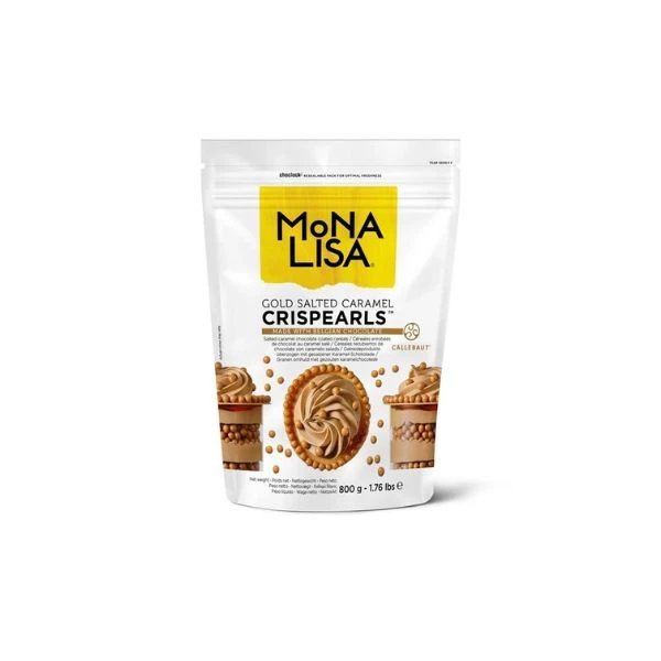 Crispearls mit Karamellschokolade PS (800 G) 312557 by Mona Lisa color Svart