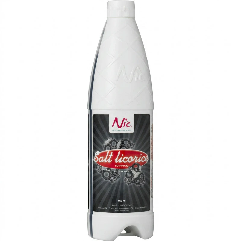 Topping Salzlakritz NonDrip FL (90 CL) 23300 by NIC color Svart