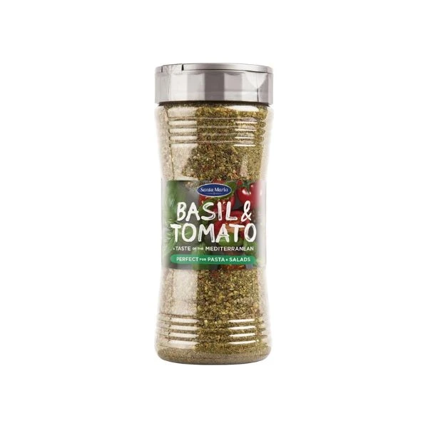 Basilikum & Tomate Gewürzmischung Dose (250 g) 225802 by Santa Maria color Svart