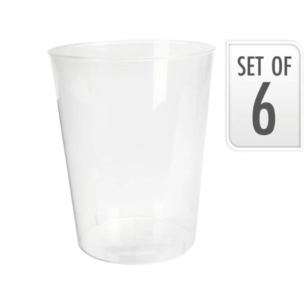Kunststoffgläser 500 ml aus PP – 6er-Set 178000630 by Koop color Helder