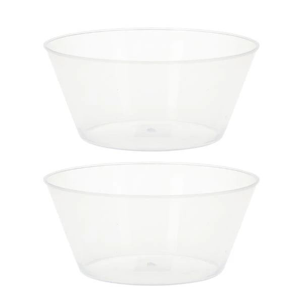 Plastikschalen 750ml PP 2 Stk. transparent 178000600 by Koop color Helder