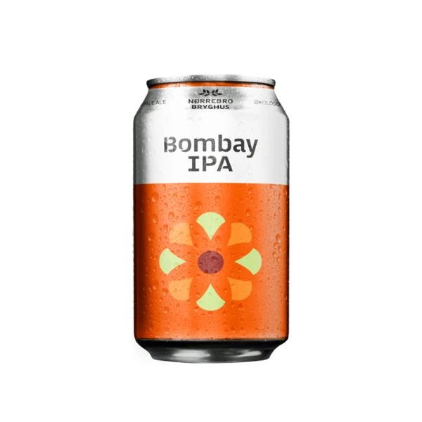 Nørrebro Bryghus Bombay IPA ØKO 33 cl. 28142 by Nørrebro Bryghus color Svart