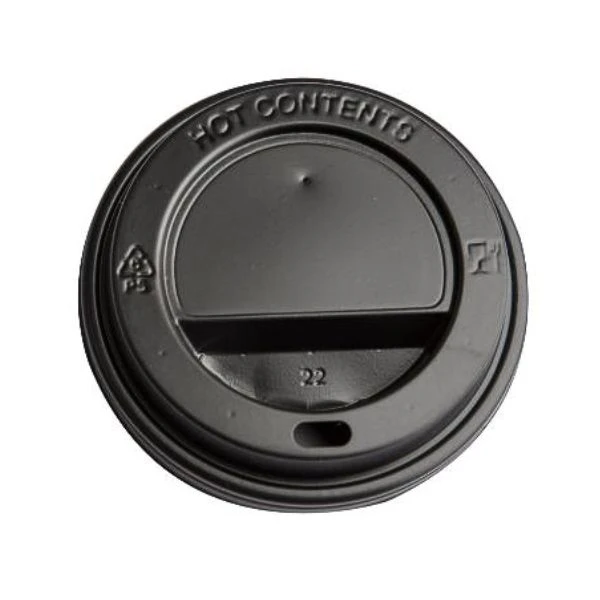 Trinkdeckel Kunststoff schwarz Ø90xH20mm für Kaffeebecher ML110105-1 by Multiline color Svart