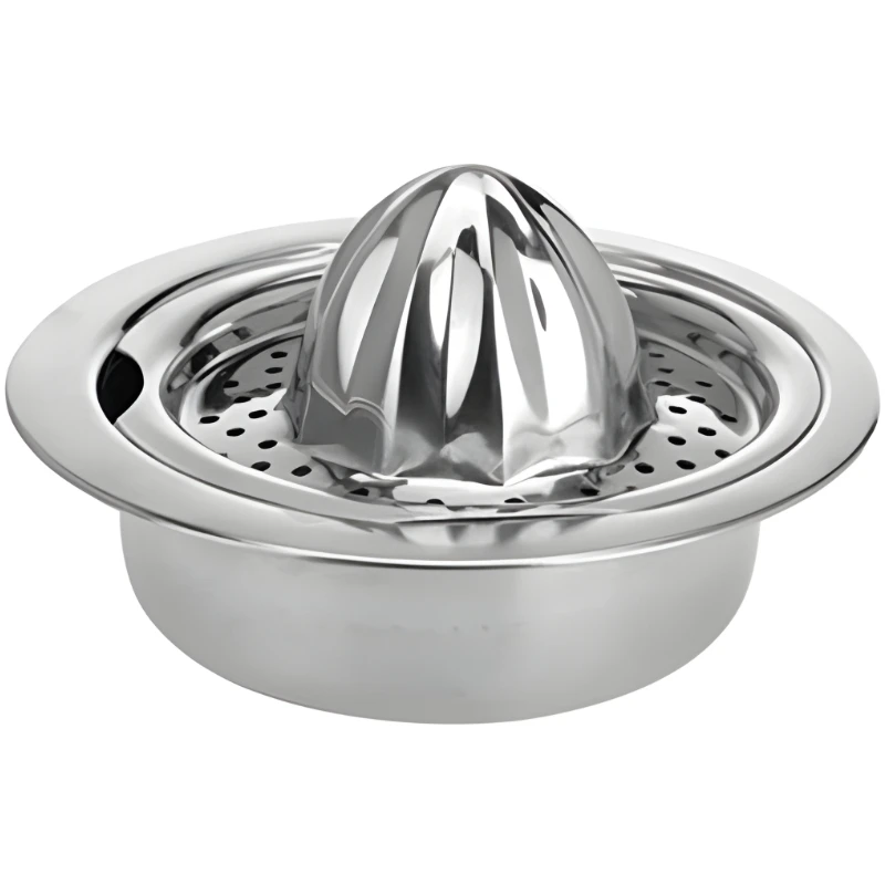 Zitronenpresse aus Edelstahl 16 cm 9007420 by Koop color Silver