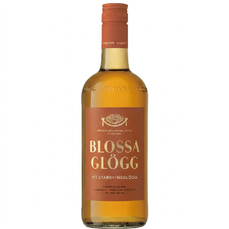 Blossa Glögg Weiß - Stark 75 cl 40906 by BLOSSA color Svart