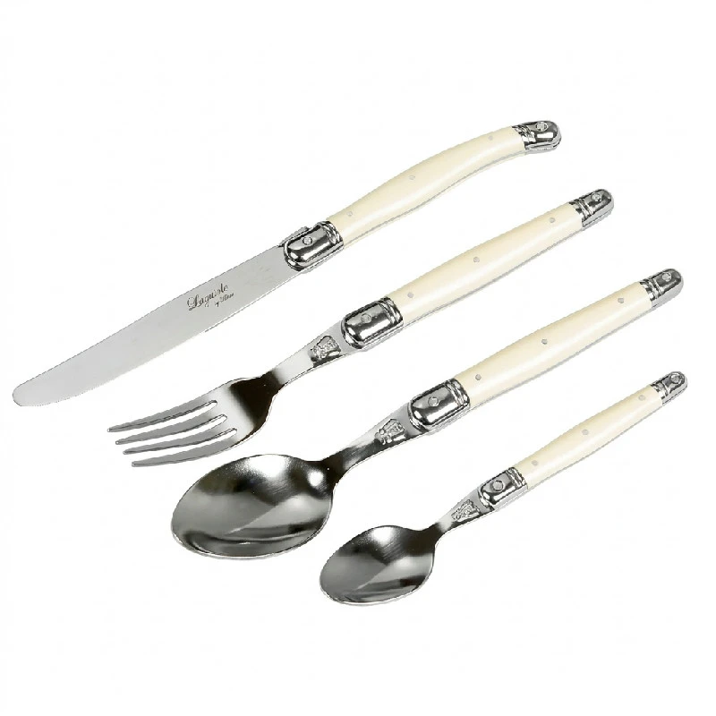 Laguiole By Hâws Besteckset 24-teilig Perlmutt ABS 30-LG0149PE by Laguiole By Hâws color Svart