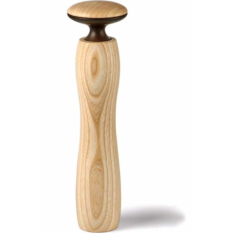 HERCULES Salz- und Pfeffermühle aus heller Esche – 28,5 cm, Ø 7,5 cm LESPNL by Legnoart color Svart