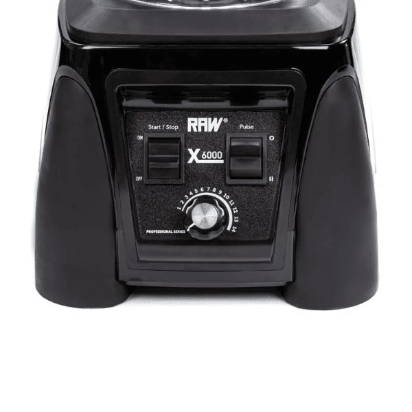 RAW Blender X6000 Standmixer 4.0HP 2.5L 2380W Schwarz RAWX6000.B by Raw Blende color Svart