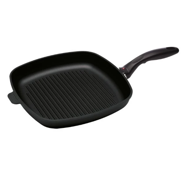 Swiss Diamond Quadratische Grillpfanne 28x28 cm, Induktion SWXD63281I by Swiss Diamond color Svart