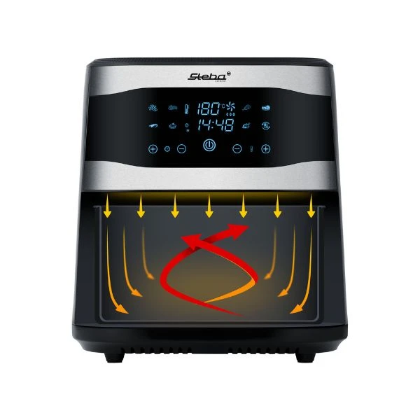 Steba Heißluftfritteuse Family 8 L Timer 80-200°C STHF8000FAMILY by Steba color Svart