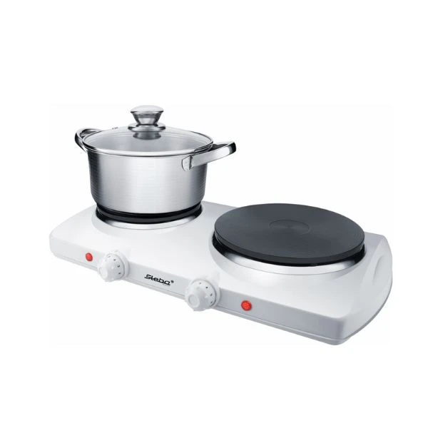 Steba Doppelkochplatte STKF150, Ø16/19 cm Zonen, 2300W, Weiß STKF150 by Steba color Svart