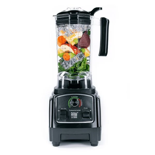 RAW Standmixer X1000 Schwarz 1,3 PS 1,2 L 1000W RAWX1000.B by Raw Blende color Svart