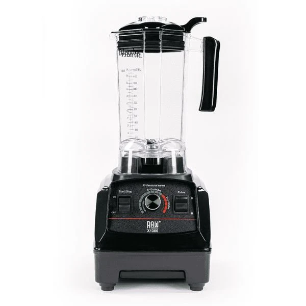 RAW Blender X 1300 Standmixer Schwarz 1.8PS 1.2L 1300W RAWX1300.B by Raw Blende color Svart