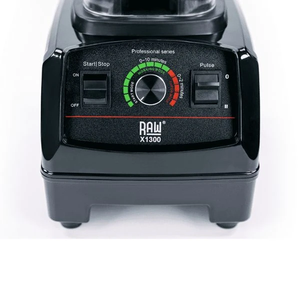 RAW Blender X 1300 Standmixer Schwarz 1.8PS 1.2L 1300W RAWX1300.B by Raw Blende color Svart