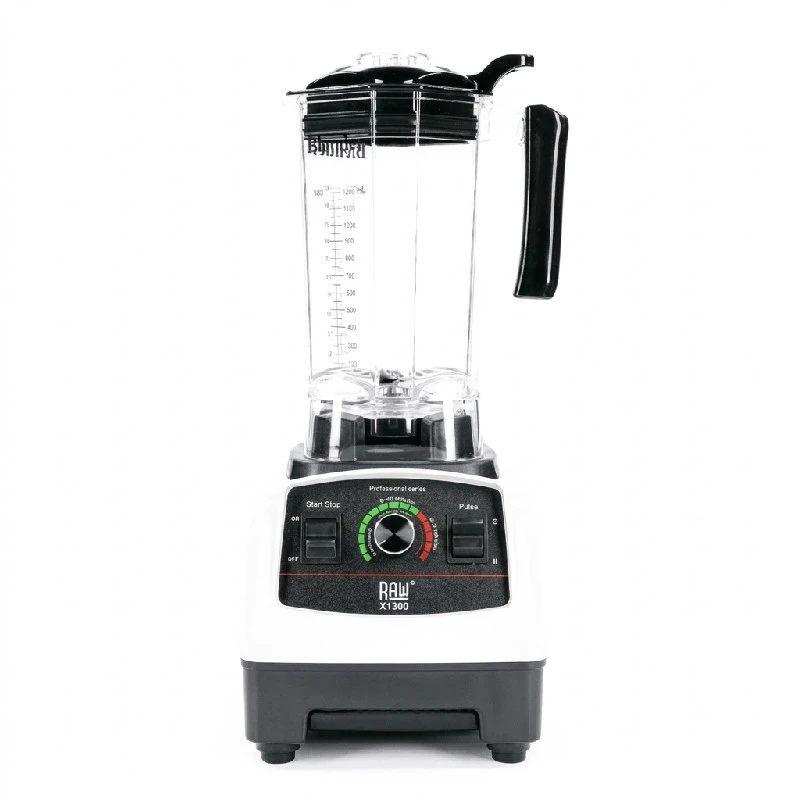 RAW Blender X 1300 Weiß 1.8PS 1.2L 1300W RAWX1300.W by Raw Blende color Svart