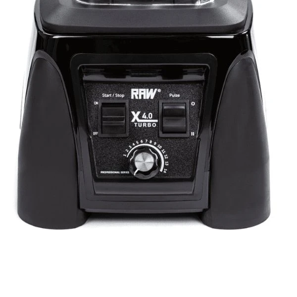 RAW Blender X 4.0 Turbo Schwarz 4.0HK 2.2 L 2380W RAWX4.0TURBO.B by Raw Blende color Svart