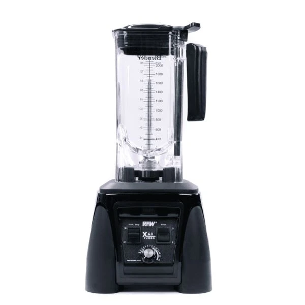 RAW Blender X 4.0 Turbo Schwarz 4.0HK 2.2 L 2380W RAWX4.0TURBO.B by Raw Blende color Svart