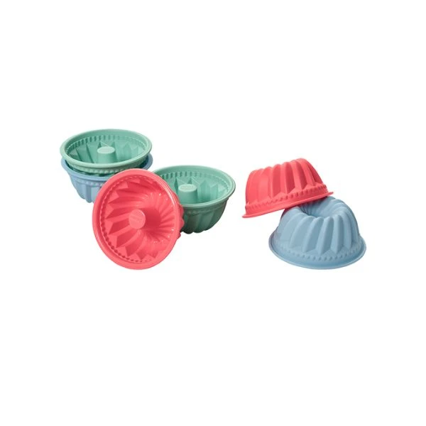 Lurch Flexiform Mini-Gugelhupfformen 6er-Set LU83018 by LURch color Svart