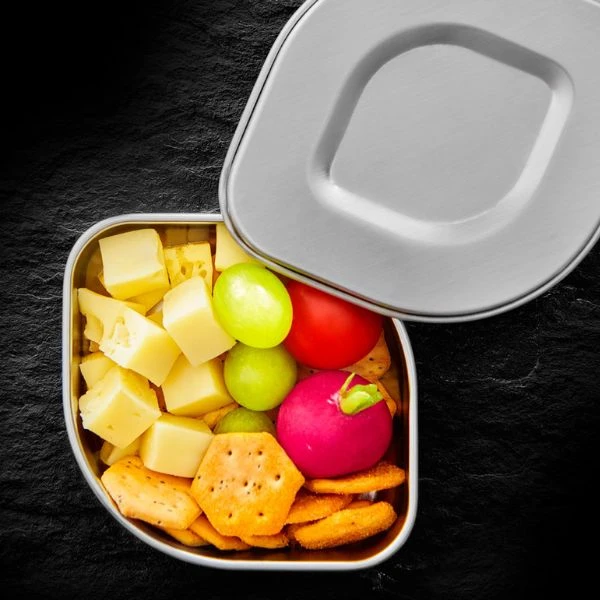 Lurch Edelstahl-Lunchbox 105x105x52 mm LU240936 by LURch color Svart
