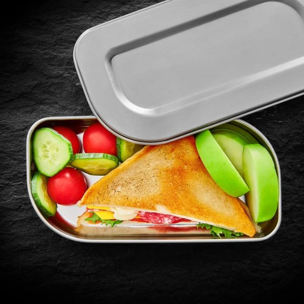 Lurch Brotdose aus Edelstahl 205x105x52 mm LU240937 by LURch color Svart