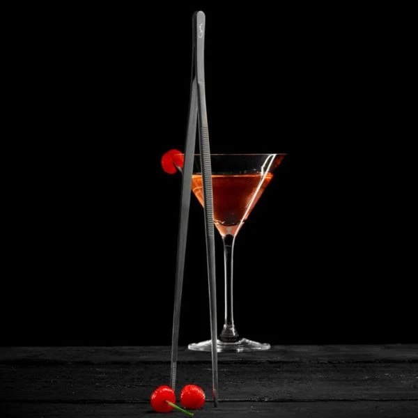 Lurch Cocktail-Pinzette 30 cm, Smokey Grey LU240790 by LURch color Svart