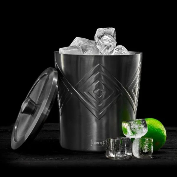 Lurch Eiseimer 1500 ml, Smokey Grey LU240795 by LURch color Svart