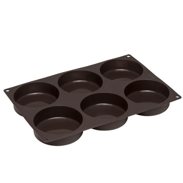 Lurch Flexiform Burger Buns 6er Ø10 cm LU85081 by LURch color Svart