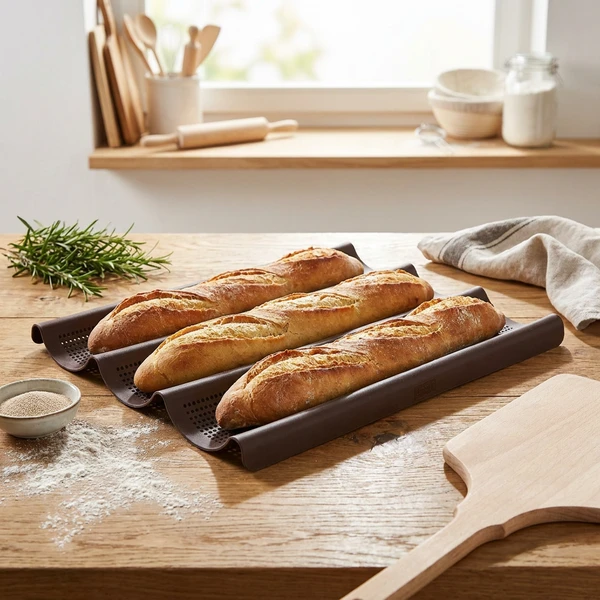 Lurch Flexiform Baguette-Backform LU85085 by LURch color Svart