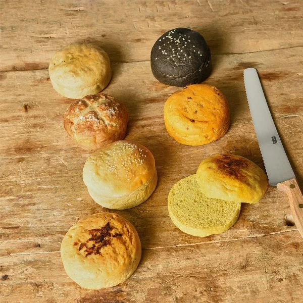 Lurch Flexiform Burger Buns 6er Ø 8,5 cm LU85086 by LURch color Svart