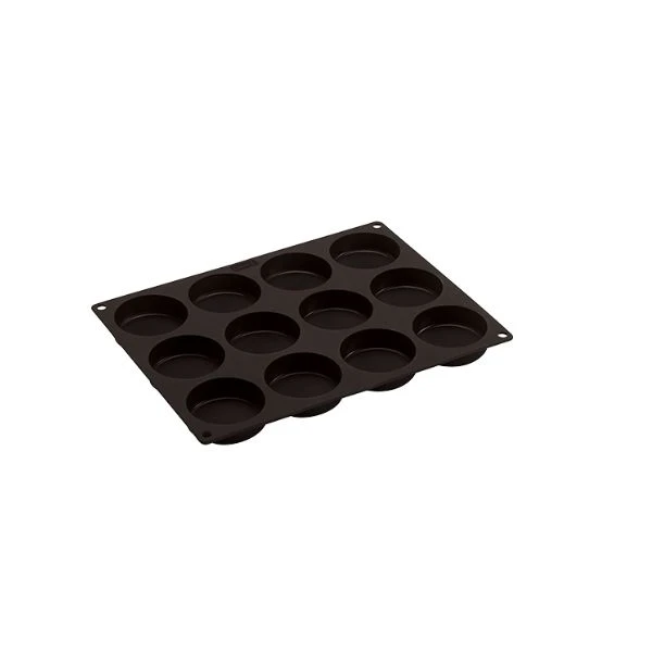 Lurch Flexiform BurgerBun 12 Stk. Ø6 cm LU85087 by LURch color Svart