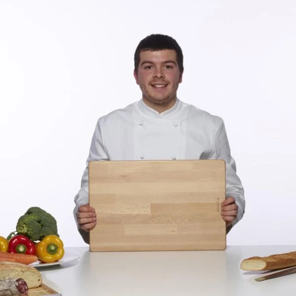 Legnoart CHEF'S PLACE Schneidebrett XL Buchenholz LETHXL by Legnoart color Svart