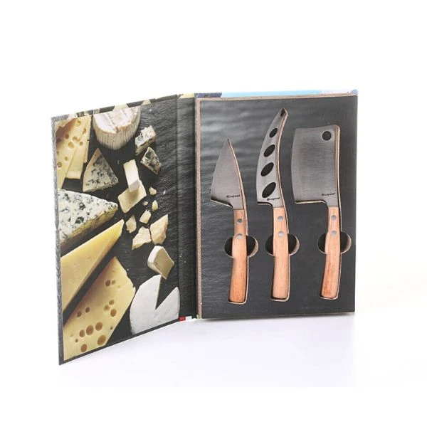 Legnoart CACIO Käsemesser-Set, 3-teilig, helles Holz LECK100L by Legnoart color Svart