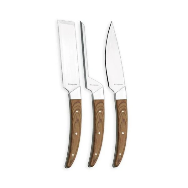 Legnoart CASEUS Käsemesser-Set 3-teilig, heller Holzgriff LECK200L by Legnoart color Svart