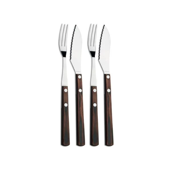 Legnoart VALAIS Käsebesteck-Set – Dunkles Holz LECS10A by Legnoart color Svart