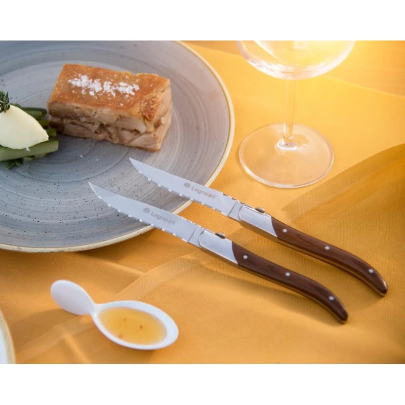 Legnoart FASSONA Steakmesser 4er-Set LESK51 by Legnoart color Svart