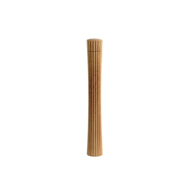 Legnoart PLEATS Salz- und Pfeffermühle Large – Helle Esche LESCLXXL by Legnoart color Svart
