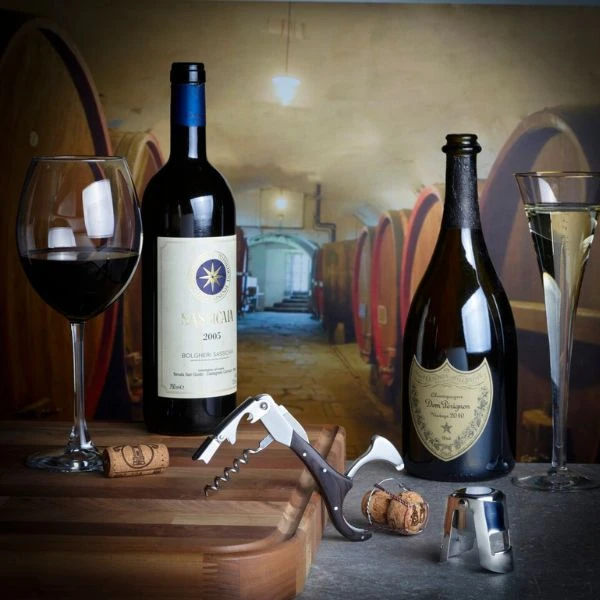 Legnoart WINE KEYS 4-in-1 Korkenzieher, Champagner LEWF6 by Legnoart color Svart