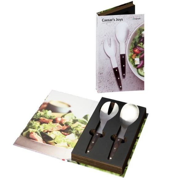 Legnoart CAESAR'S JOY Salatbesteck, Edelstahl LESA1 by Legnoart color Svart