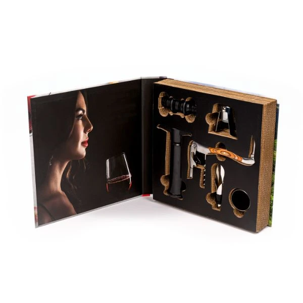 Legnoart MEMORABILE Weinset 7-teilig in edler Geschenkbox LEGS7 by Legnoart color Svart