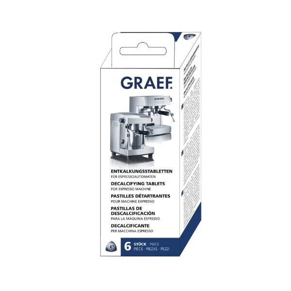 Graef Entkalkungstabletten 6 Stück pro Packung GR145618 by Graef color Svart